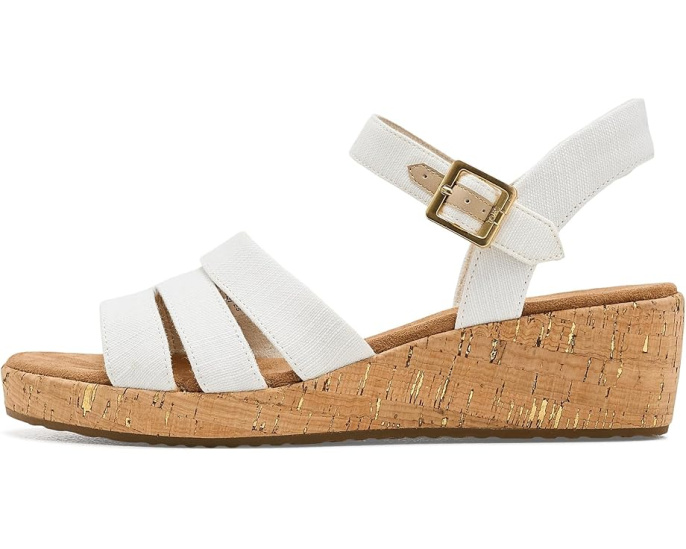 Сандалии TOMS Julia на платформе с регулируемой пряжкой на щиколотке