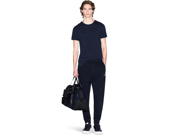 Джоггеры Armani Exchange с логотипом Milano/New York и шнурком