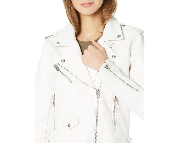 Blank NYC куртка Pu Moto Jacket с молнией и кнопками