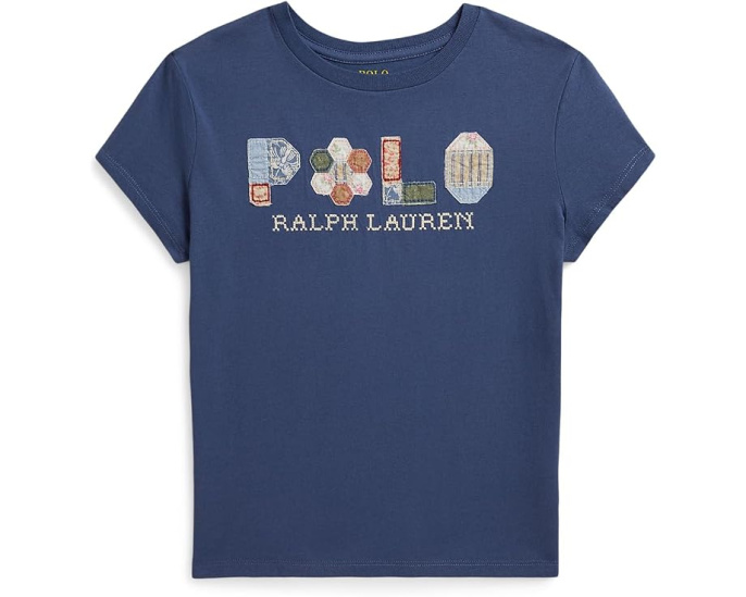 Футболка Patchwork-logo Cotton Jersey от Polo Ralph Lauren