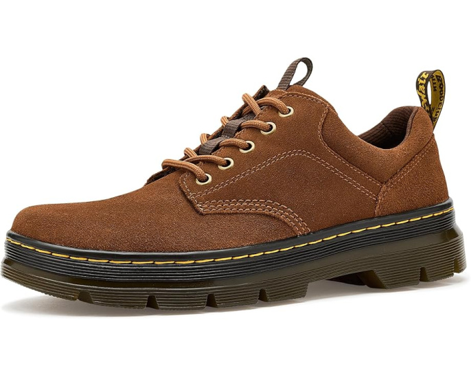 Кожаные туфли Dr. Martens Reeder на массивной подошве