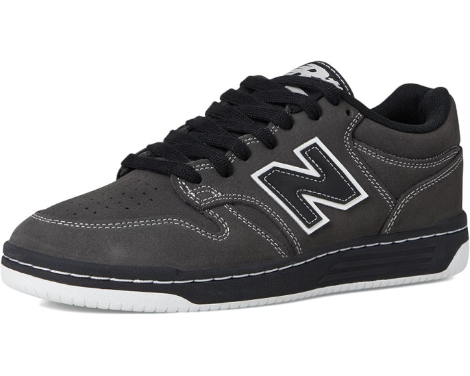 Кроссовки New Balance 480 Numeric темно-серые с усиленным верхом