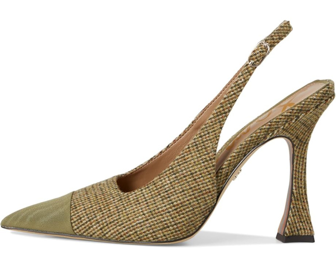 Туфли Sam Edelman Odette 2 с мыском контрастного цвета и расклешенным каблуком