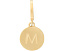 Подвеска Kate Spade New York Mini M с гравировкой из латуни
