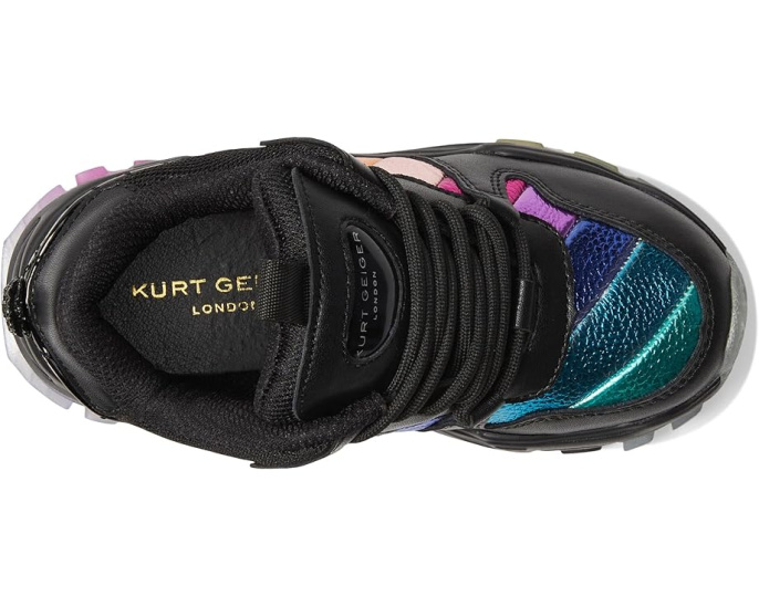 Кроссовки Kurt Geiger London Kids Mini Lettie Eagle с радужной полосой
