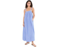 Платье макси Faherty Coastal Poplin Emmy в полоску из органического хлопка