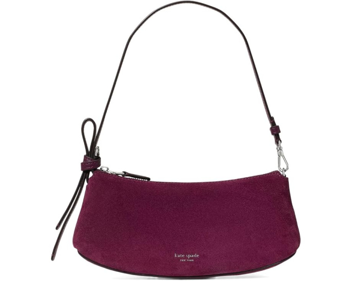Клатч Loop из замши от Kate Spade New York