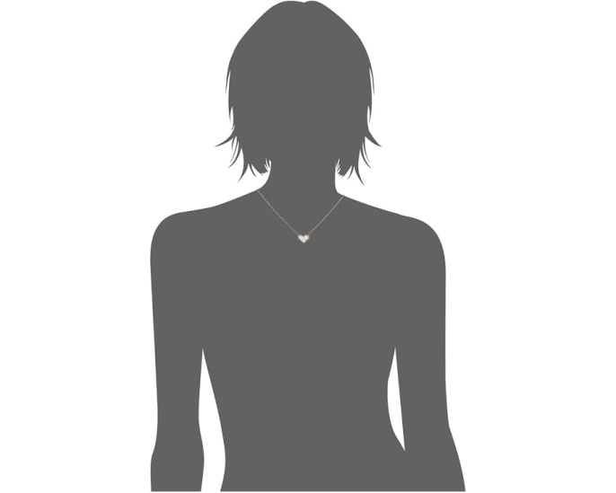 Подвеска Kendra Scott Ari Heart Short с кулоном в виде сердца