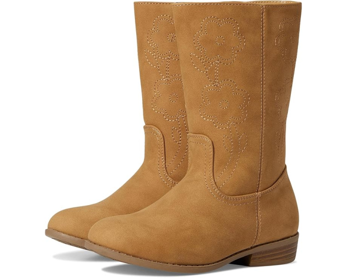 Steve Madden Kids сапоги Riggs с молнией и квадратным каблуком