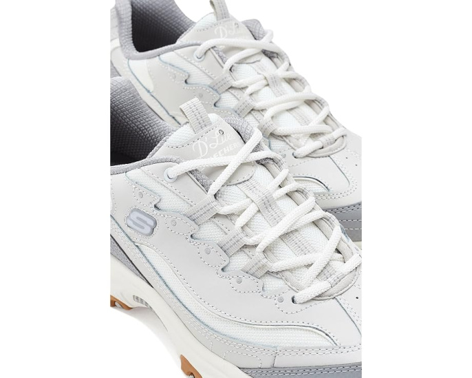 Кроссовки Skechers D'Lites Popular Vote серые на шнуровке