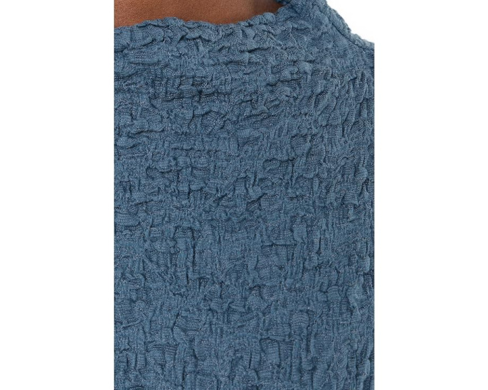 Топ Eileen Fisher с воротником-хомутом Bubble Jacquard
