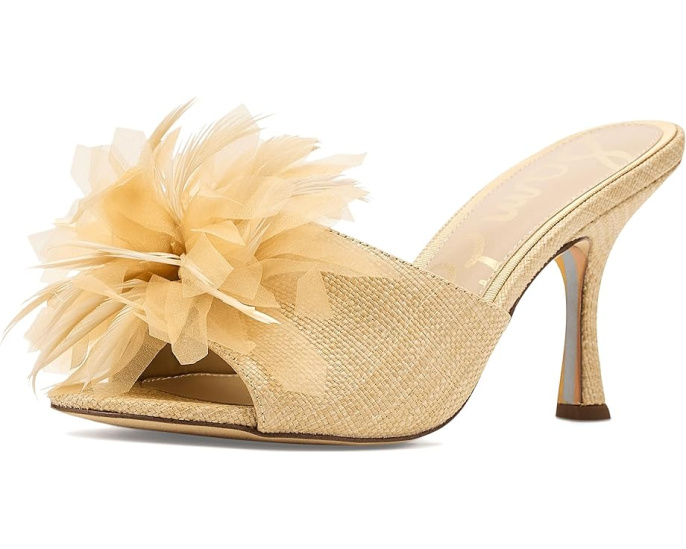 Босоножки Sam Edelman Jace на каблуке spool с цветочным декором