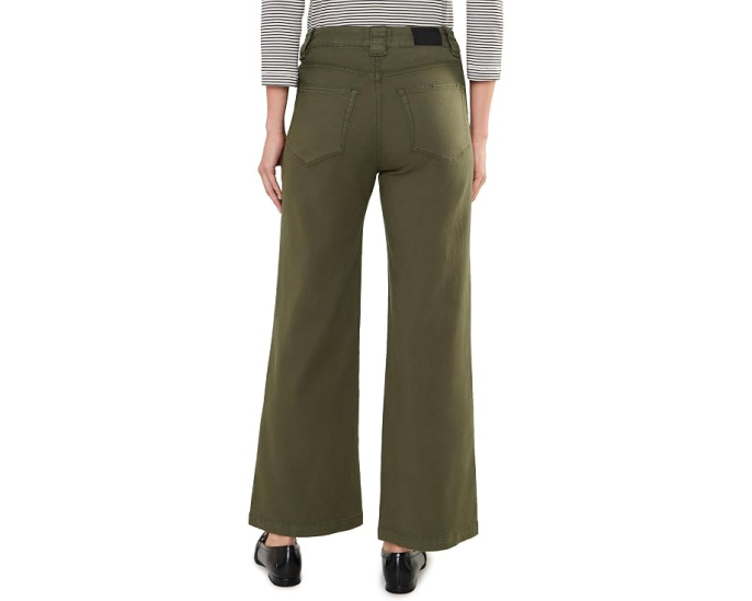 Брюки Paige Ari с клапанами в зеленом цвете Vintage Forester Green