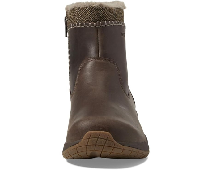 Ботинки Merrell Encore Ice 5 Mid Zip с водонепроницаемой кожей и утеплением
