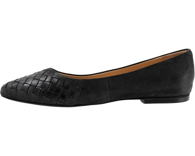 Балетки Trotters Estee Woven с плетеным декором и кожаной стелькой