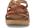 Босоножки SKECHERS Beverlee Tiger Posse на платформе с вышивкой и пробковым каблуком