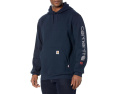Big & Tall Flame Resistant Force Original Fit Midweight Hooded Signature Sleeve Logo Graphic Sweatshirt