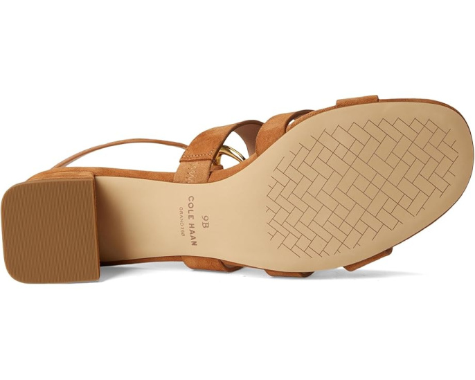 Cole Haan Сандалии Lyanna Link с ремешком на щиколотке и квадратным каблуком