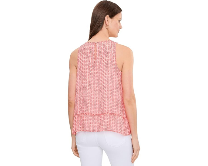 Топ Halter Neck Shell с баской от Vince Camuto