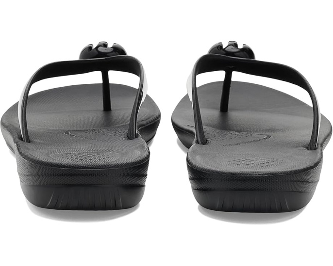 Шлепанцы iQushion Glossy Button FitFlop с резиновым верхом