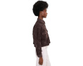 Куртка-рубашка Blank NYC Bonfire Fringe с бахромой из искусственной замши