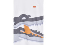 Детское поло Lacoste с акварельным крокодилом Watercolor Croc Polo