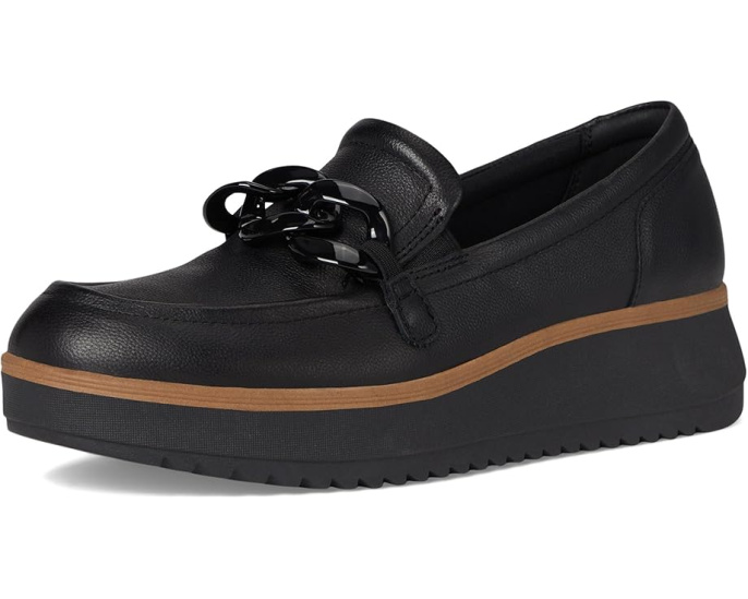 Балетки Clarks Zylah May на платформе с декоративной цепочкой