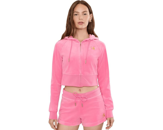 Худи корсет реглан Juicy Couture с капюшоном