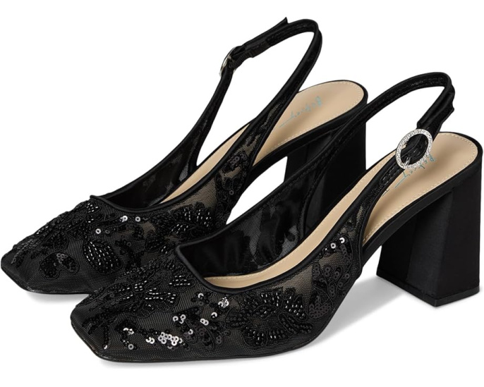 Туфли Blue by Betsey Johnson Ninah на устойчивом каблуке с сеткой