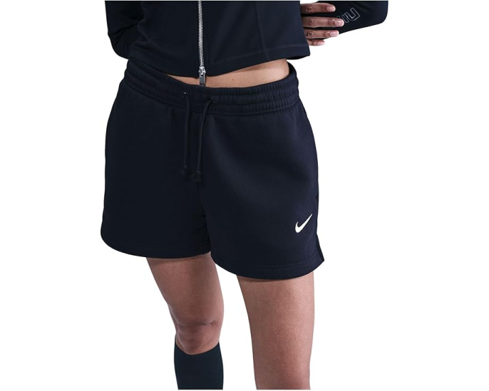 Шорты Nike Sportswear Phoenix Fleece Mid-Rise длиной 4 дюйма (10.16 см)