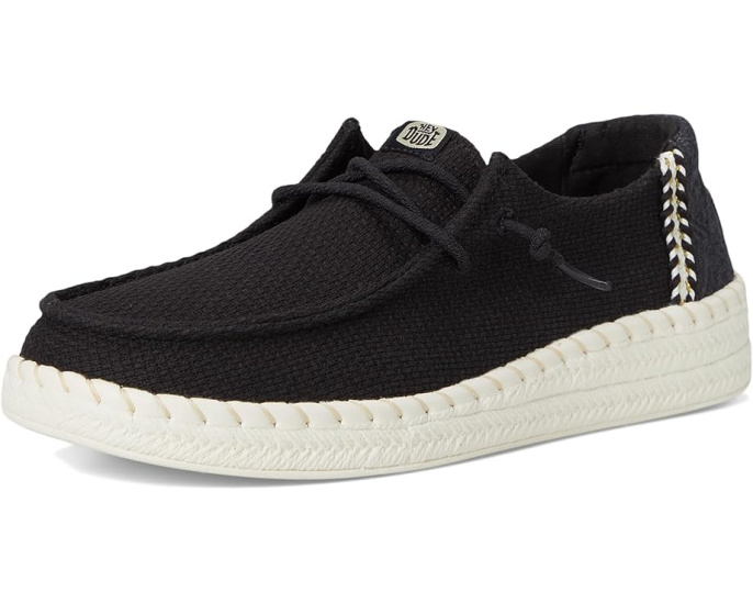 Эспадрильи Hey Dude Wendy Espadrille Woven с плетеным верхом и пробковой стелькой