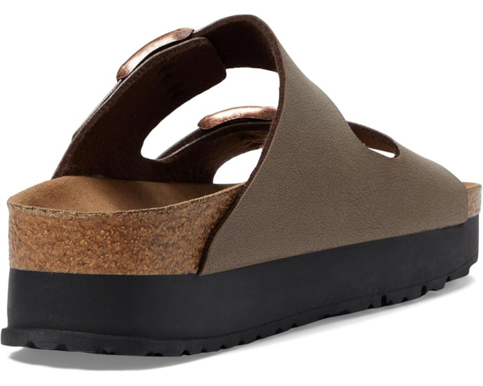 Сандалии Birkenstock Arizona Platform на платформе из веганских материалов