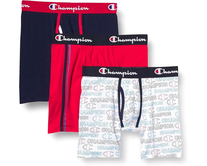 Champion Everyday Cotton Stretch боксеры 3 пары