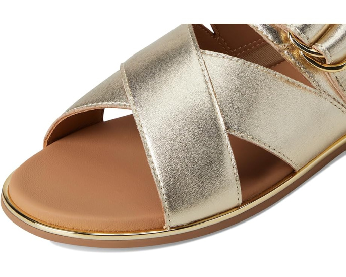 Сланцы Shayla Cross-Band Slide от Johnston & Murphy с кожаным верхом