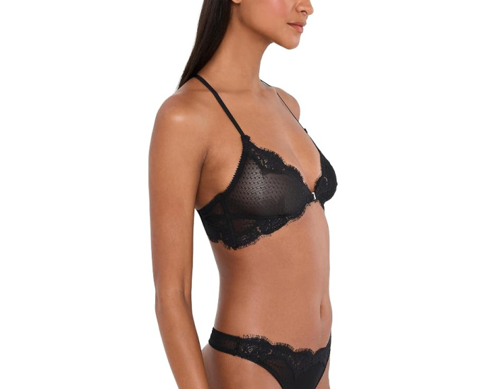 Fiona Mesh Front-close Bralette