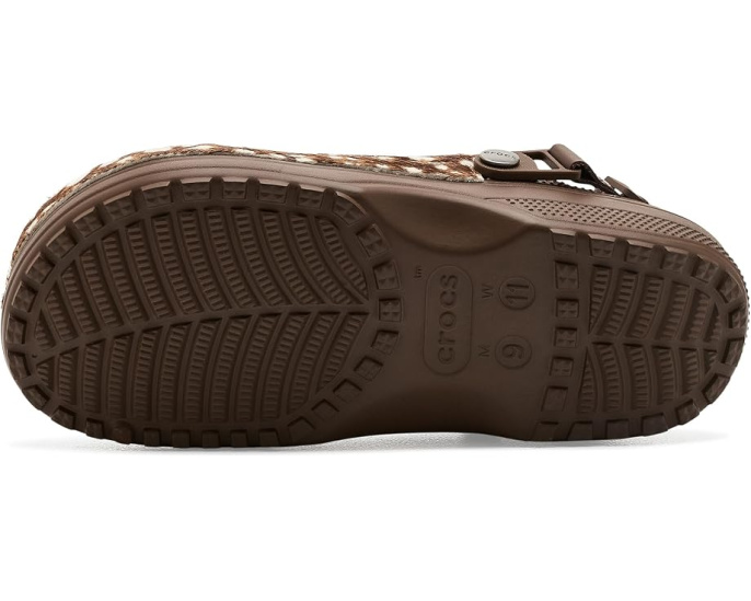 Сабо Crocs Crafted из пони с кожаным верхом