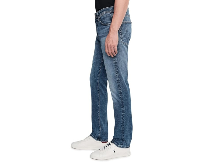 Джинсы AG Tellis Modern Slim Horsetail с эффектом потертостей