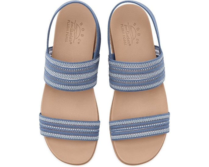 Босоножки BOBS from SKECHERS Bobs Desert Kiss Low Breezy Stripe