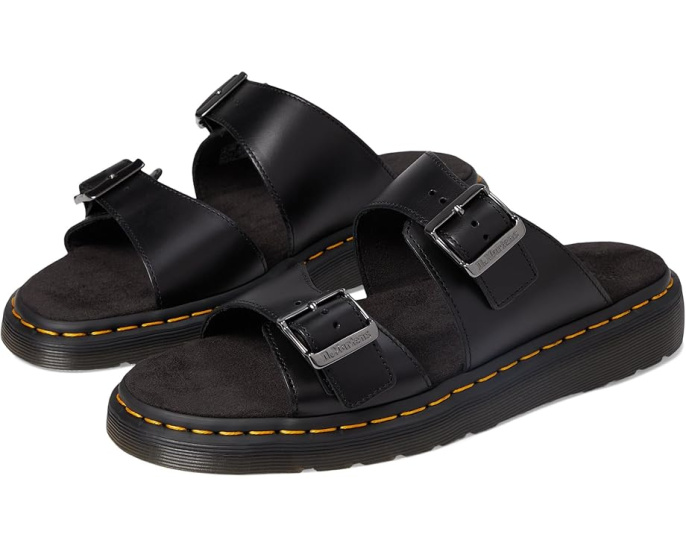 Сандалии Josef от Dr. Martens из кожи с открытым носком и стелькой из пены EVA