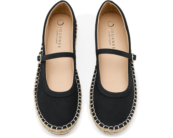 Эспадрильи Kenzie на платформе от Journee Collection с пряжкой