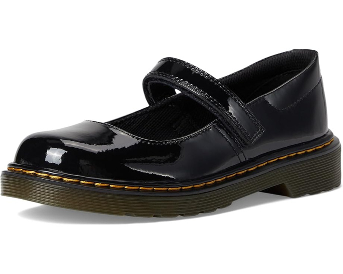 Детские балетки Maccy от Dr. Martens с ремешком на липучке
