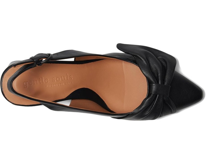Туфли Gentle Souls by Kenneth Cole Diana с острым носком и бантом на блочном каблуке