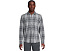 Tommy Bahama Длинная рубашка Fireside Santa Fe в клетку с вышивкой