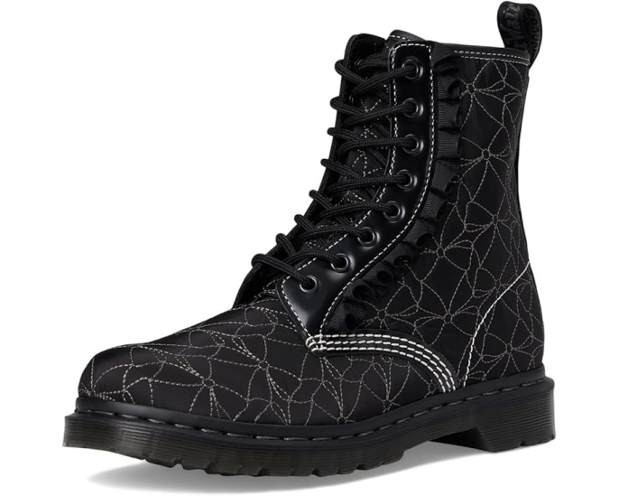 Ботинки Dr. Martens 1460 Frill с бантами и рюшами