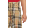 Шорты Oscar в клетку Burberry Kids с отворотами