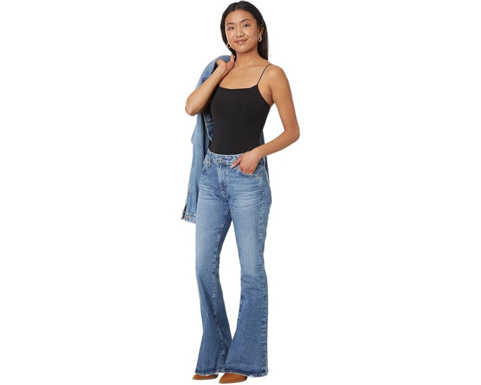 Джинсы AG Jeans Angeline Mid-Rise Flare с клёшем