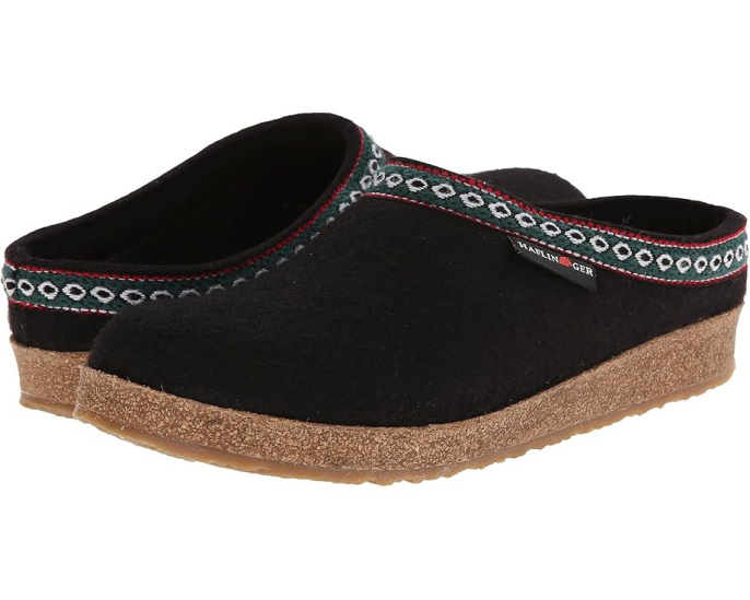 Клоги Haflinger GZ Classic Grizzly с войлочным верхом