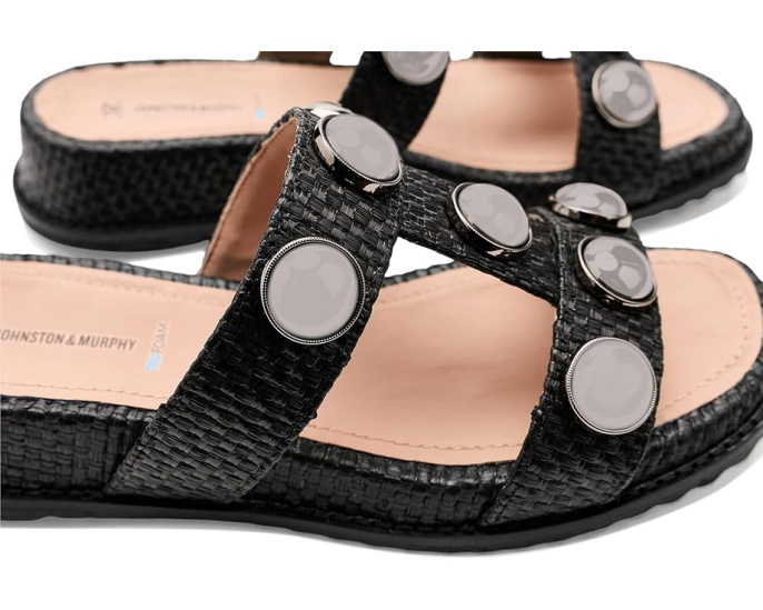 Сланцы Johnston & Murphy Chandler Embellished Slide с платформой