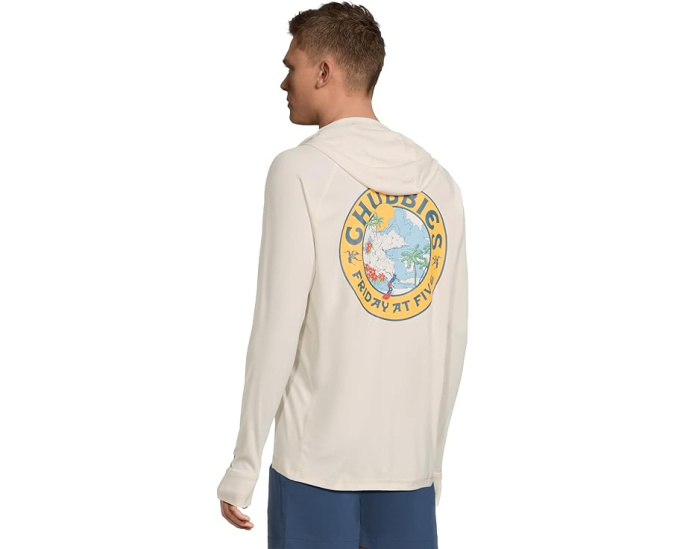 Толстовка Chubbies The Seal Of Approval с капюшоном и защитой UPF 50