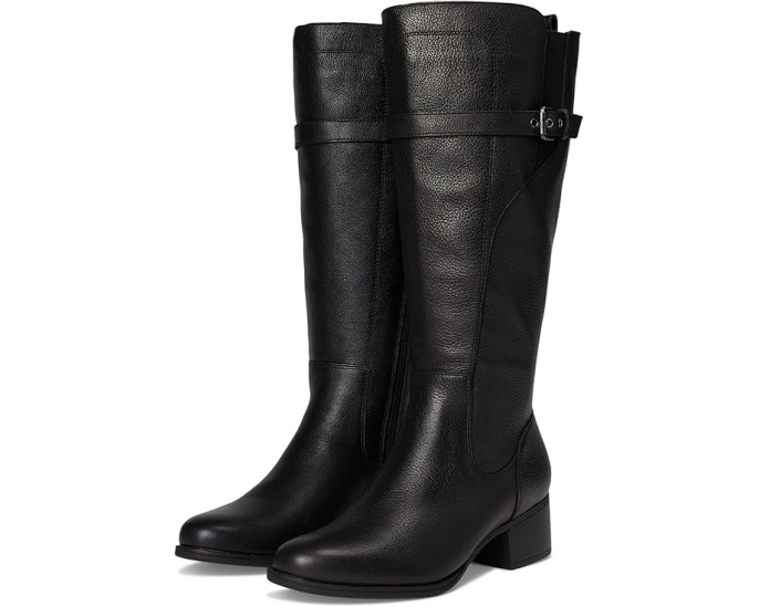 Высокие сапоги Naturalizer Kenna Wide Calf до колена с ремнем и пряжкой
